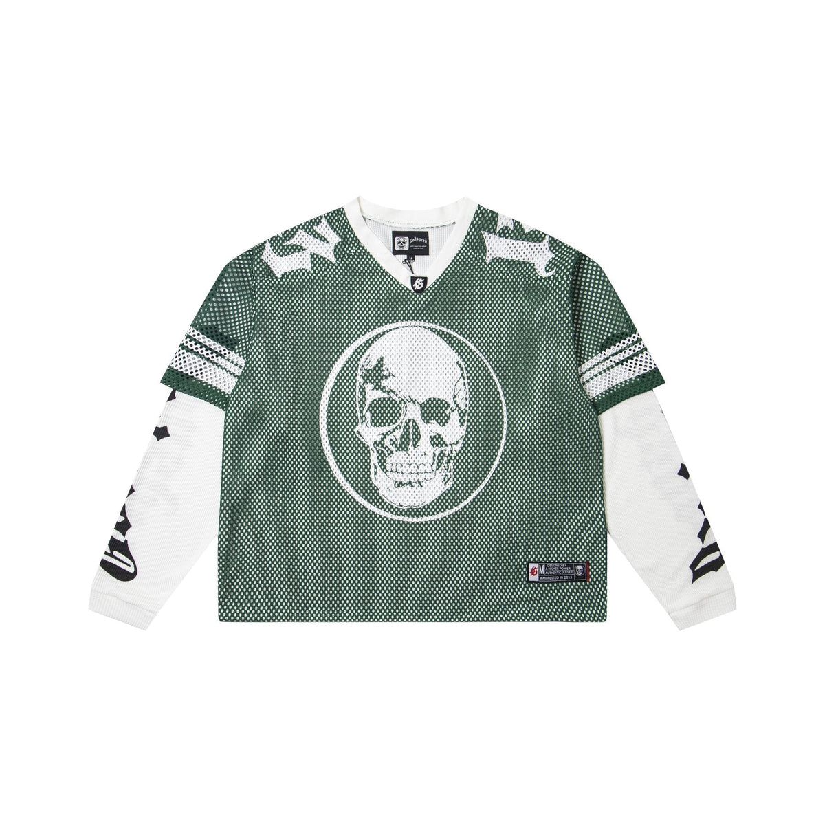 Godspeed Skull K-Back Mesh Long-Sleeve T-Shirt — front